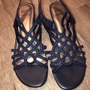 Navy Blue Strappy Sandal